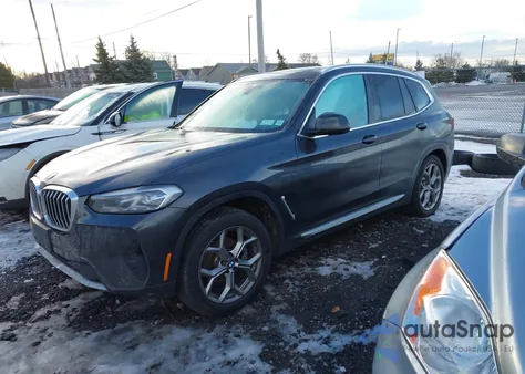 2022 BMW X3 xDrive30I from USA, damaged, VIN WBX57DP00NN176722